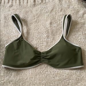 Green bikini top